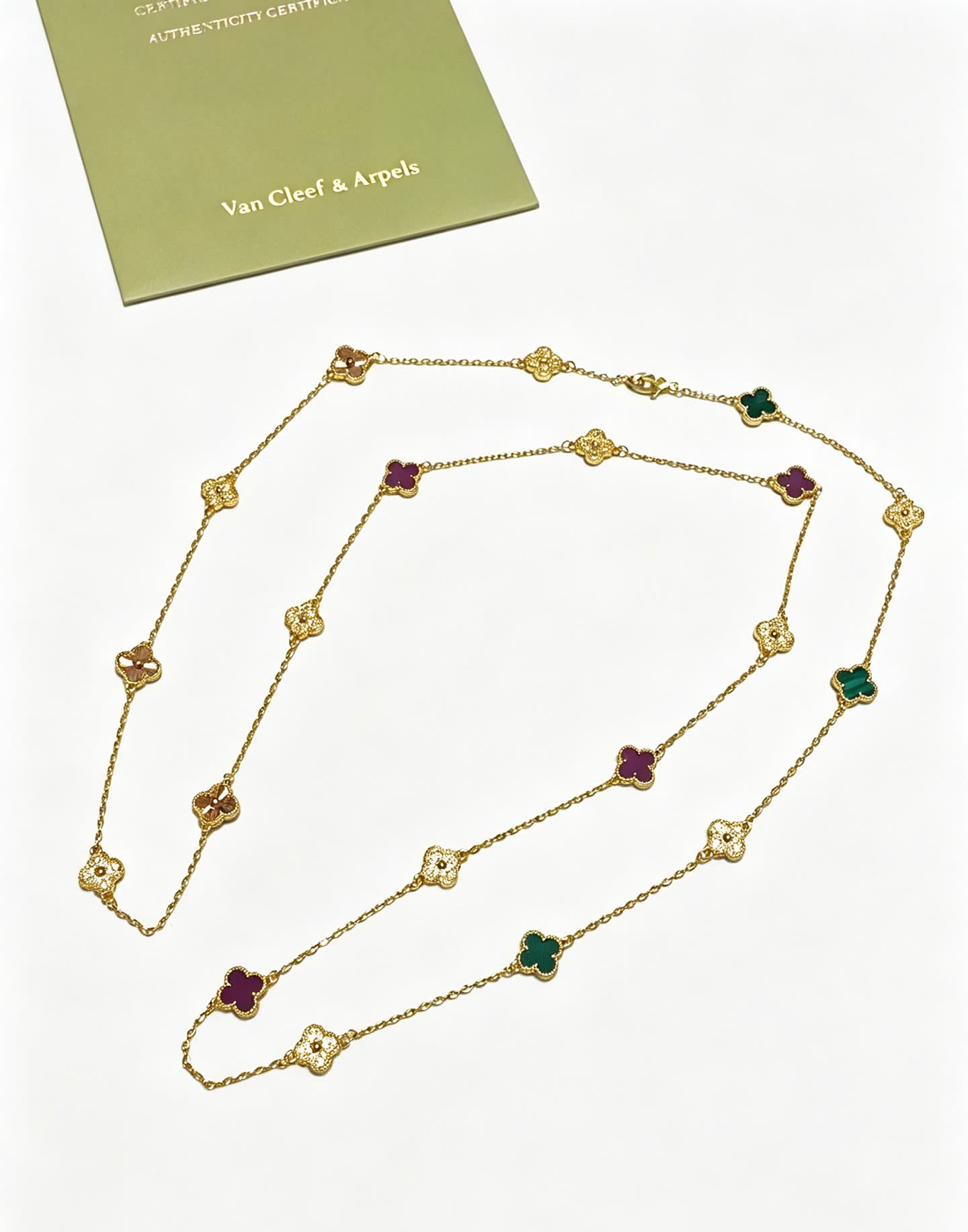Van Cleef & Arpels Vintage Alhambra Gold Necklace